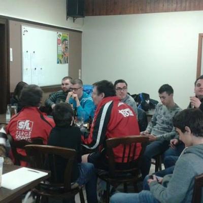 Verre du club avec Philippeville