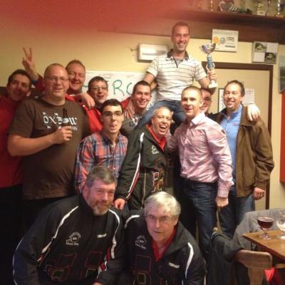 Au club avec nos amis de Mazy-Spy